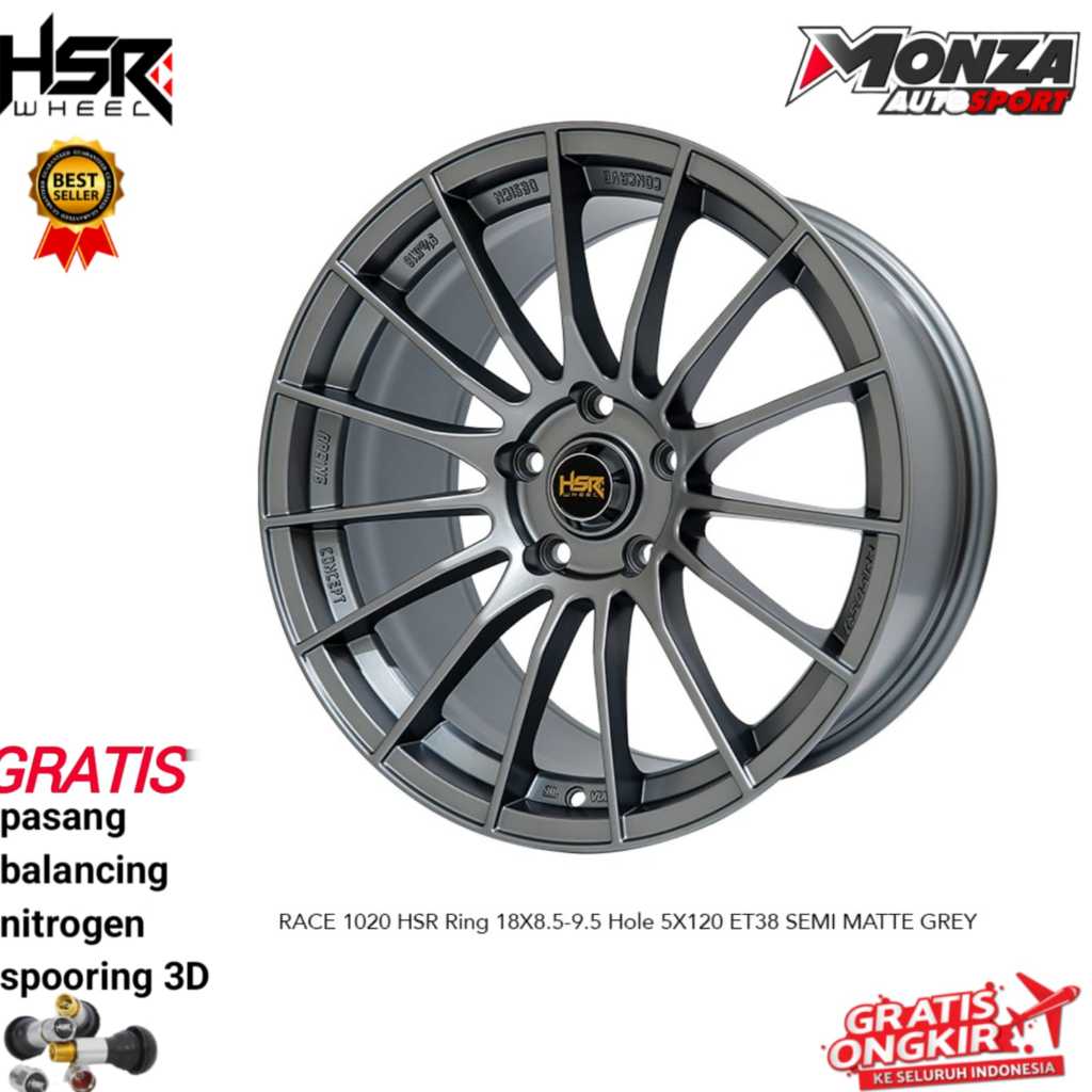 Velg mobil Bmw Ring 18 Countryman, Byd HSR Race