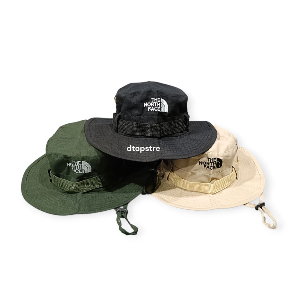 Topi Rimba Outdoor Pria Wanita (TNF)| Topi Gunung Adventure | Topi Pancing Hiking Camping