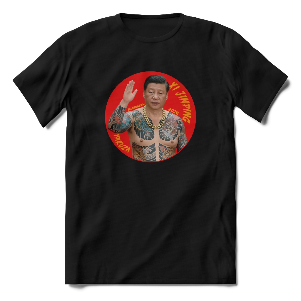 Kaos Xi Jinping Yakuza - Bahan 7200 Premium - New State Apparel