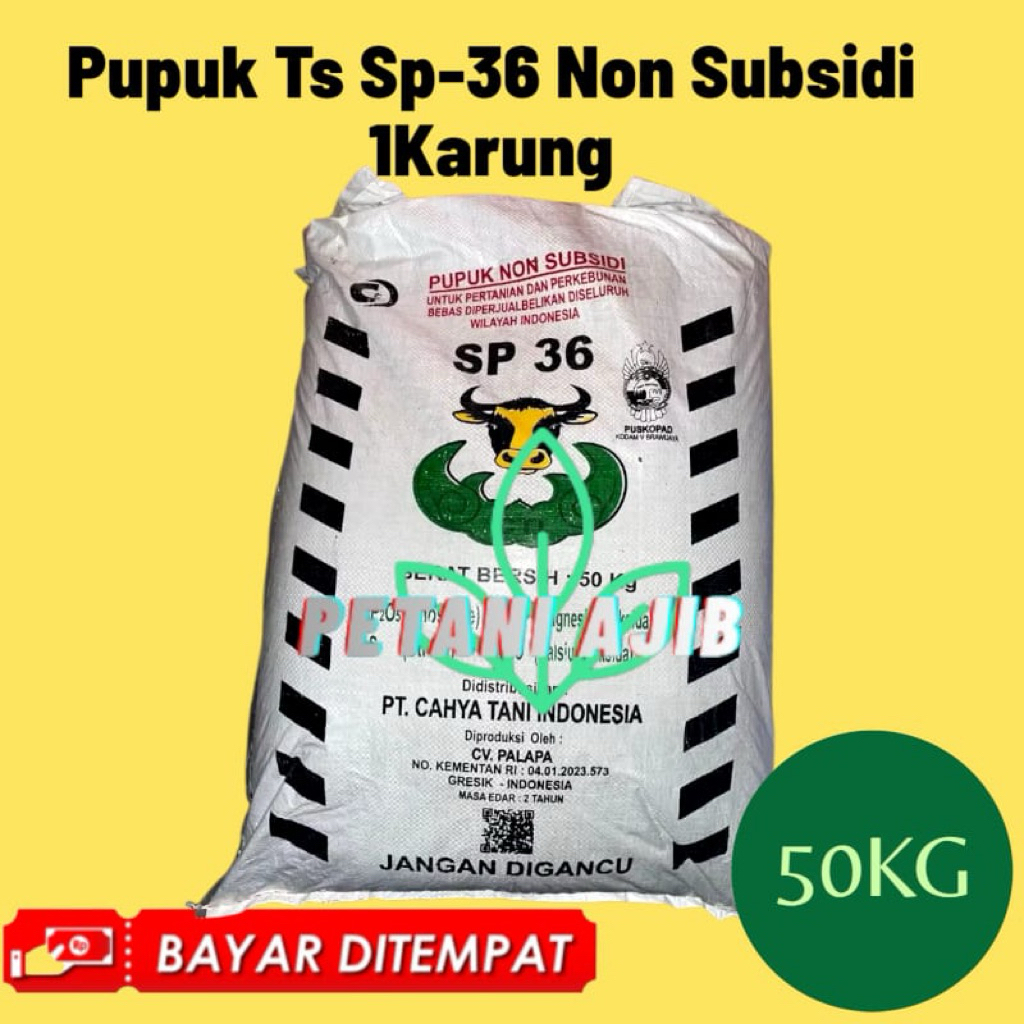 Pupuk Ts Sp-36 Non Subsidi 1Karung 50Kg Bisa Bayar Di tempat COD