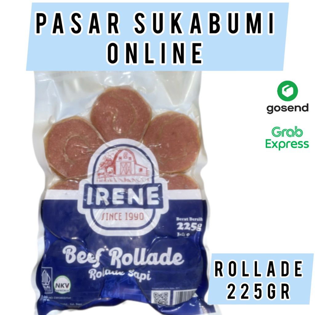 Frozen IRENE Beef Rollade – Rolade Sapi Klasik Sejak 1990 Pasar Sukabumi