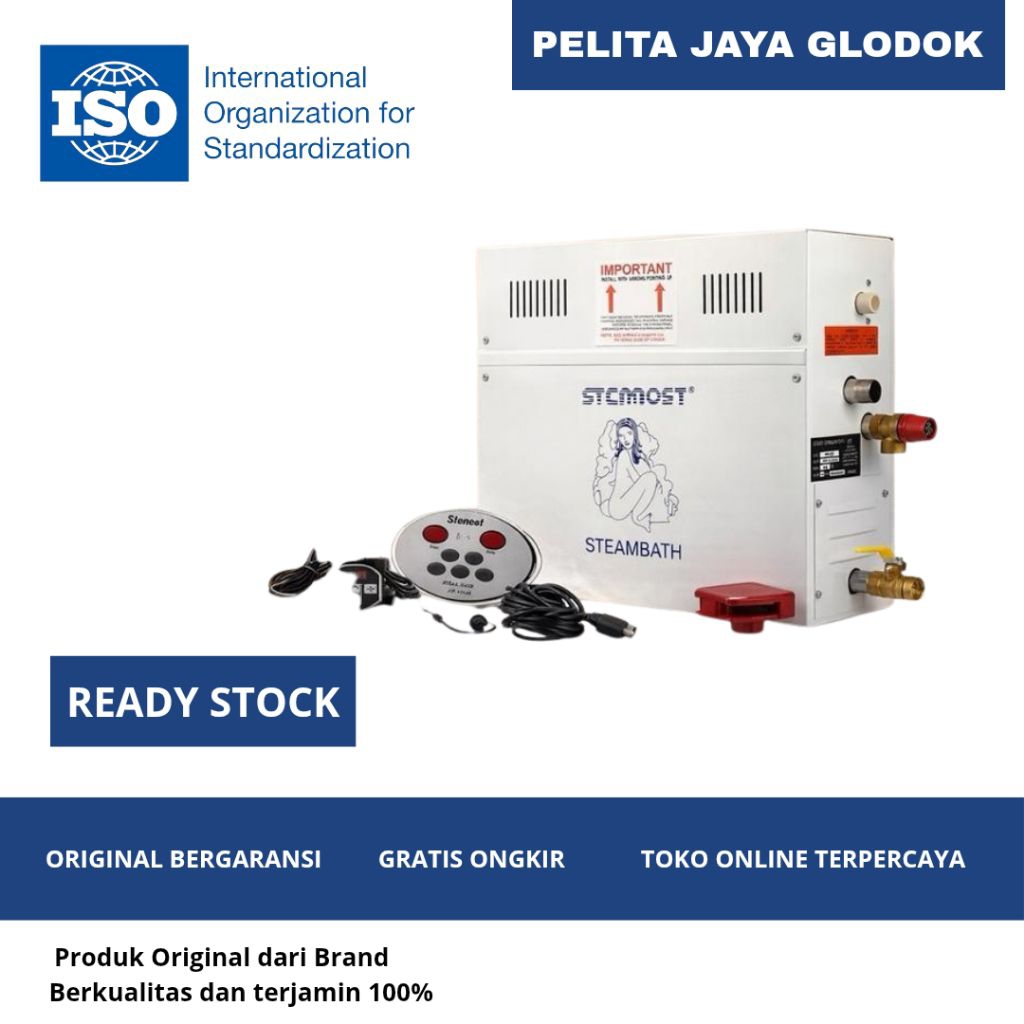 Steam Generator Sauna Bath Machine Golden Power Japan Mesin Uap Sauna Mandi Spa Room Uap Elektrik Al