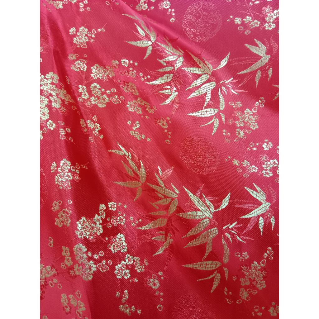 bahan kain Chongsam Imlek / baju cina imlek Cheongsam / kain cheongsam