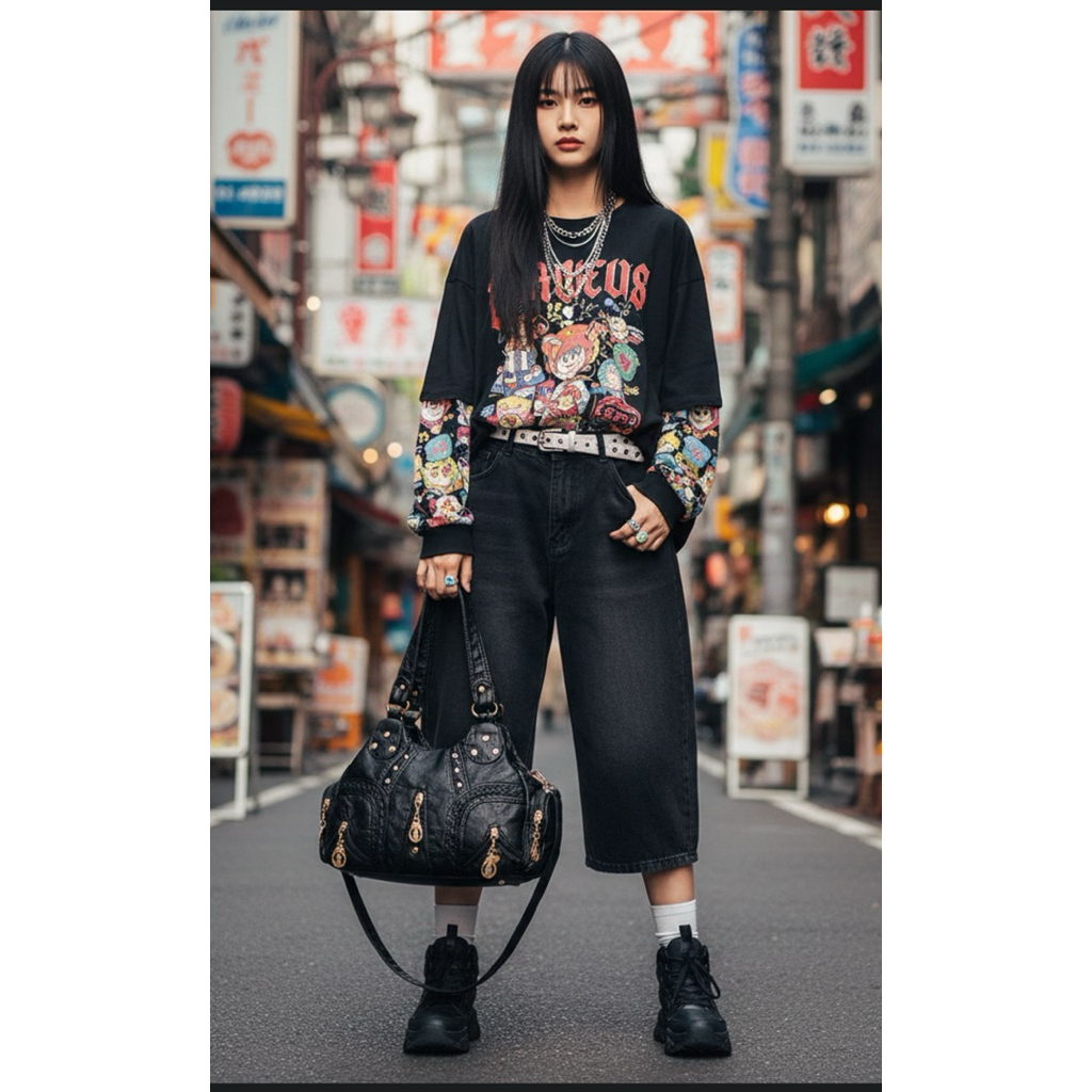 Tas Selempang Wanita Tas Besar Tas Fashion Wanita Tas Kapasitas Besar Tas model Korea