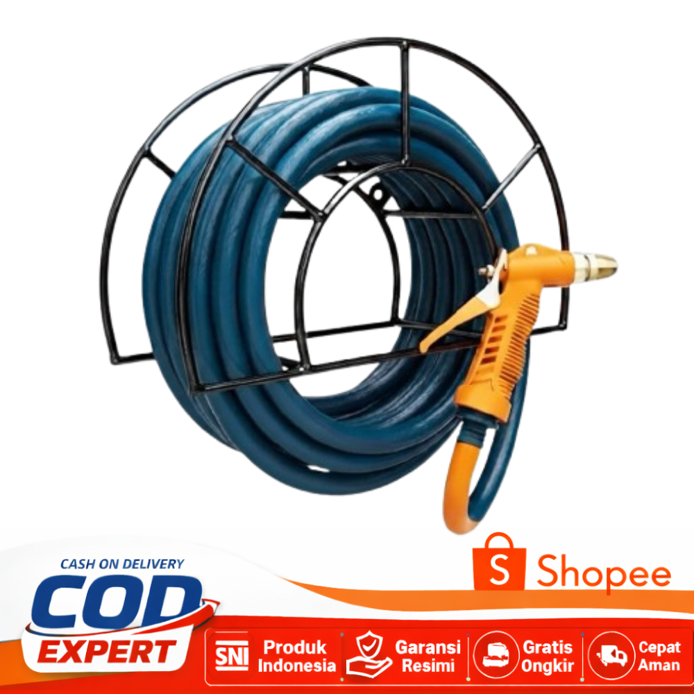 GULUNGAN SELANG AIR TEMPEL DINDING Tempat Selang Gulungan Selang Gantungan Selang