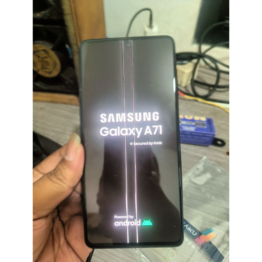 lcd samsung A71 copotan