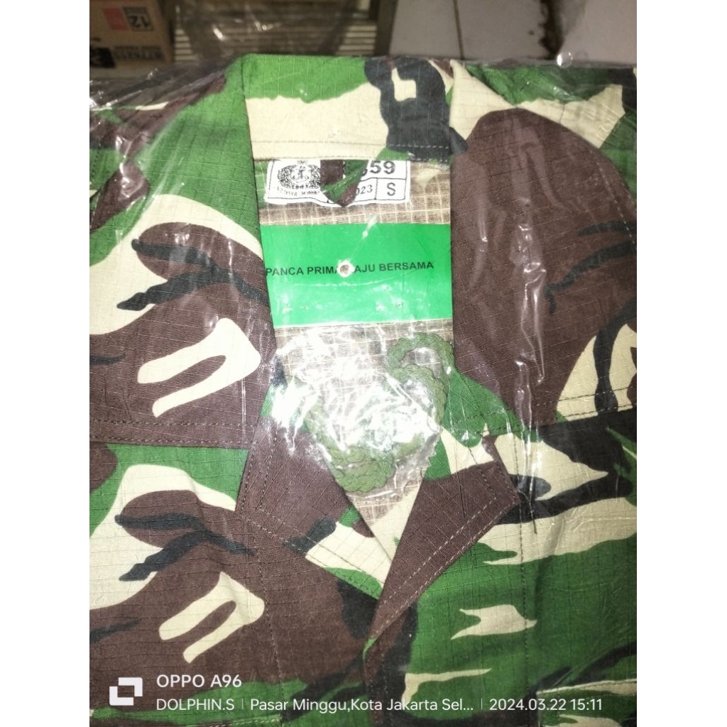 Baju PDL malvinas PT PPMB jatah TNI Al