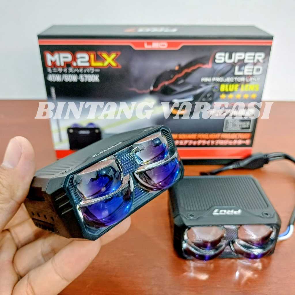 PRO7 MP2LX MINI PROJIE SUPER LED 2 MATA BLUE LENS pro 7 mp.2lx laser