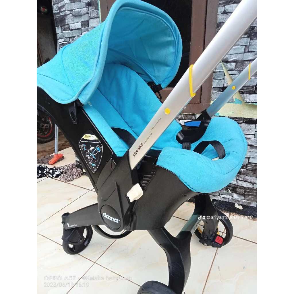 stroller doona doona original biru kereta dorong stroller carseat