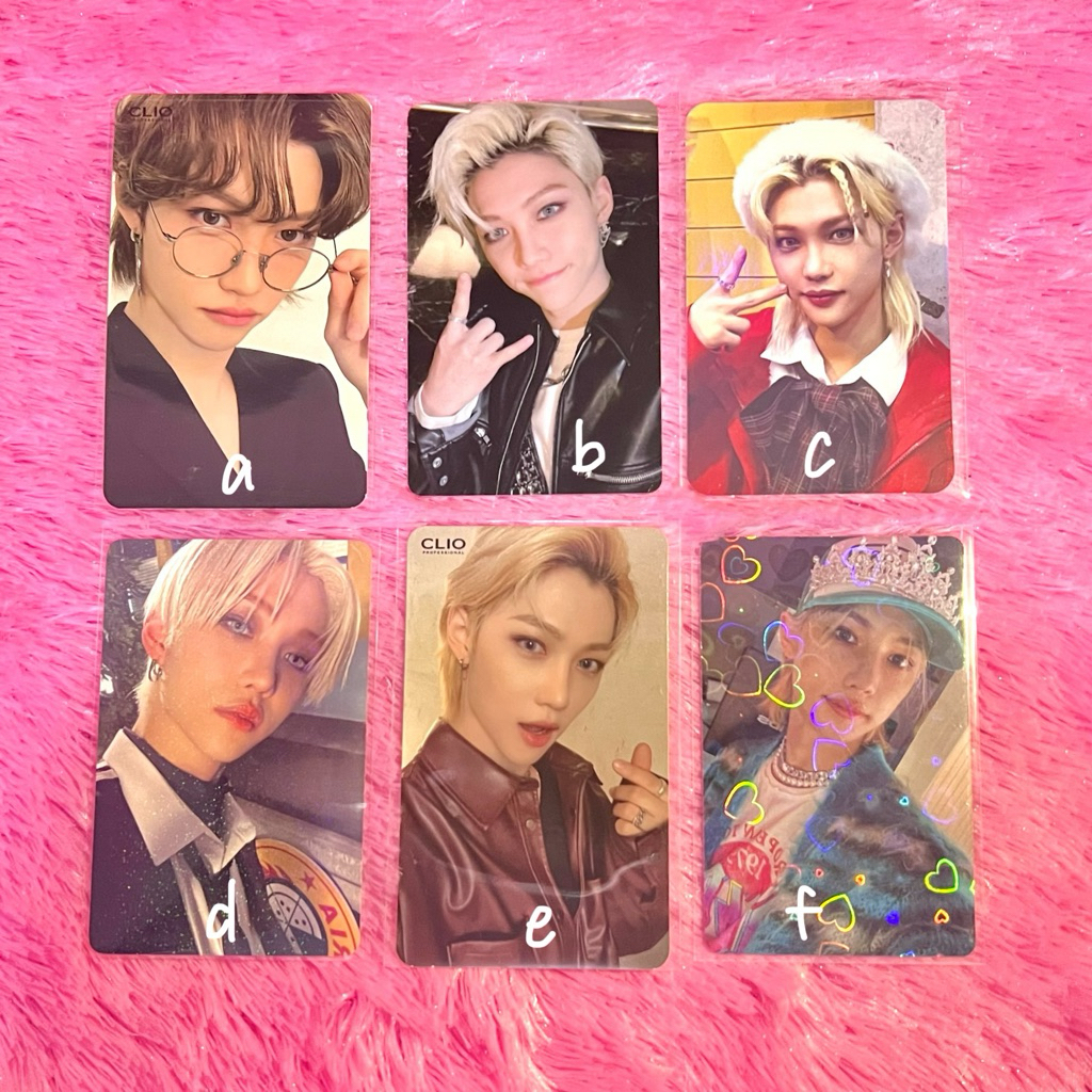 Photocard felix stray kids skz clio ld lucky draw oddinary yes24 cevel christmas evel holo muplant m