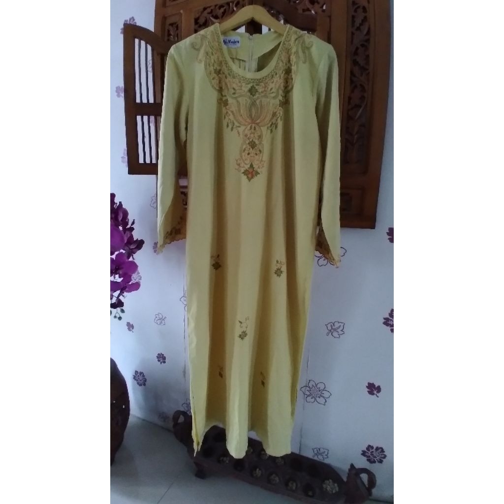 Baju Gamis Wanita " NASHRO Collection " ( Size LD 110 / P 130 ) Preloved Second Branded