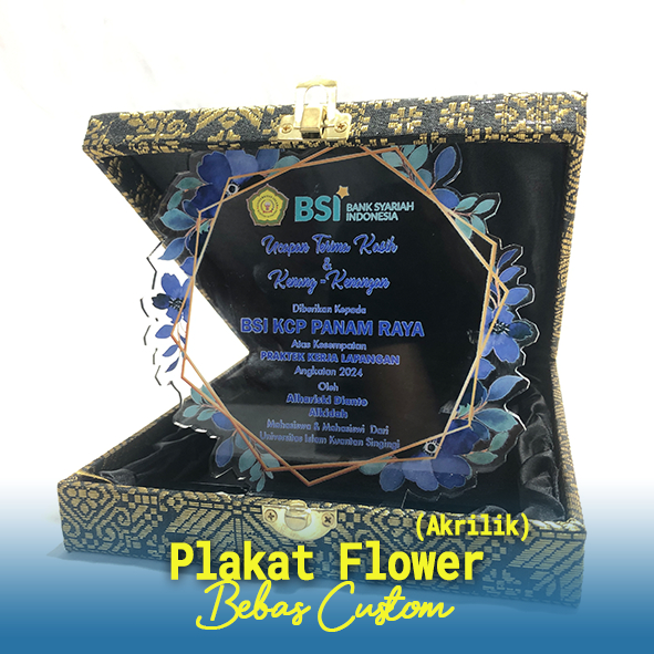 Plakat KKN, Plakat Kenang Kenangan, Plakat Akrilik, Wisuda