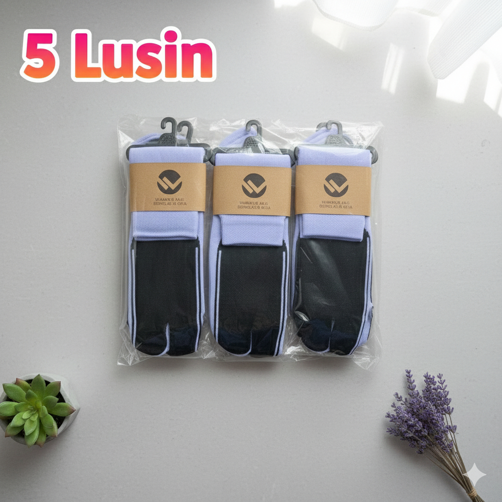 PAKET 5 LUSIN KAOS KAKI JARI/JEMPOL WANITA MUSLIMAH