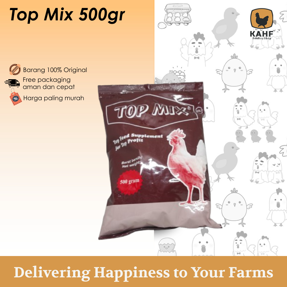 Top Mix 500 gram Suplemen Ayam Petelur