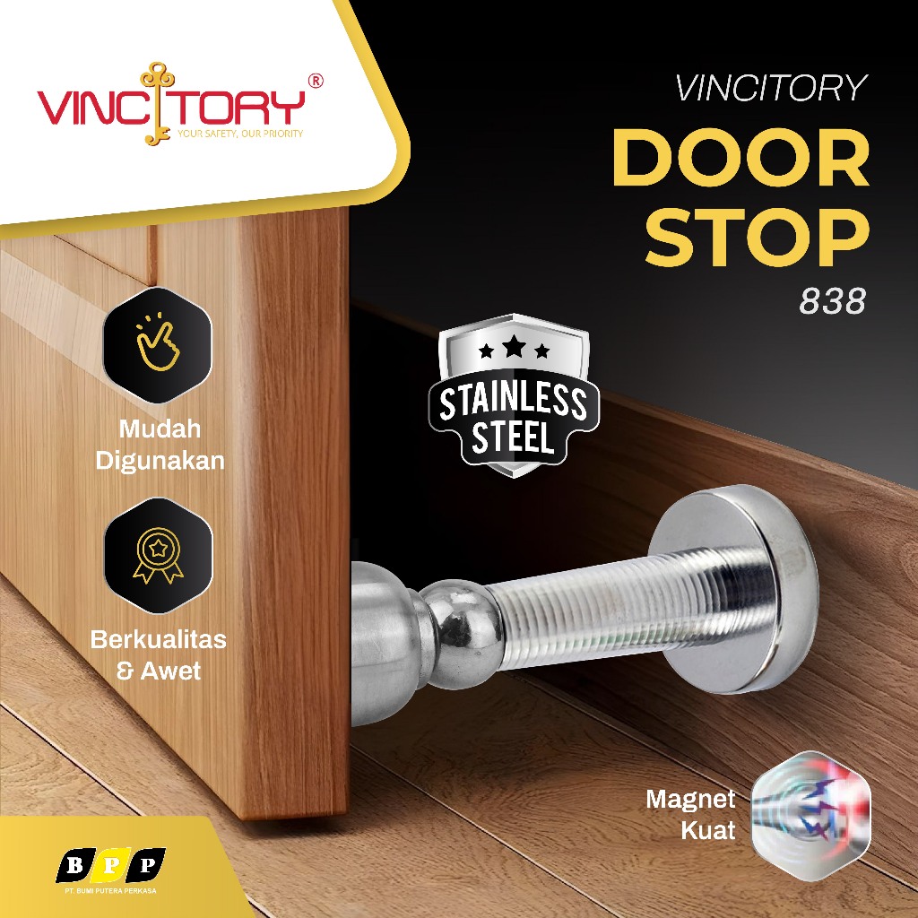 Door Stop Penahan Pintu Magnet Kuat Penahan Magnet Pintu Rumah 2629