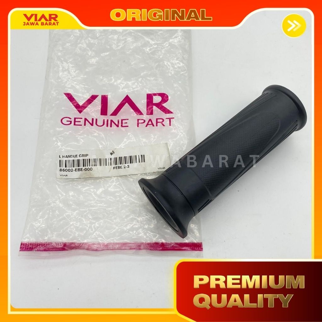 Hand Grip Kiri Viar CARAKA / Grip Kiri Sepeda Listrik Viar CARAKA / Sparepart E-bike Sepeda Listrik 