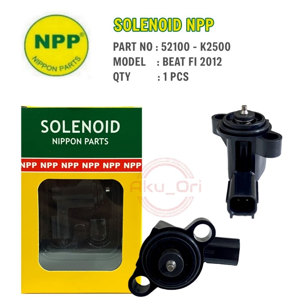 SENSOR SOLENOID BEAT FI (K25) NPP sensor selenoid choke switch langsam IACV beat fi 2012