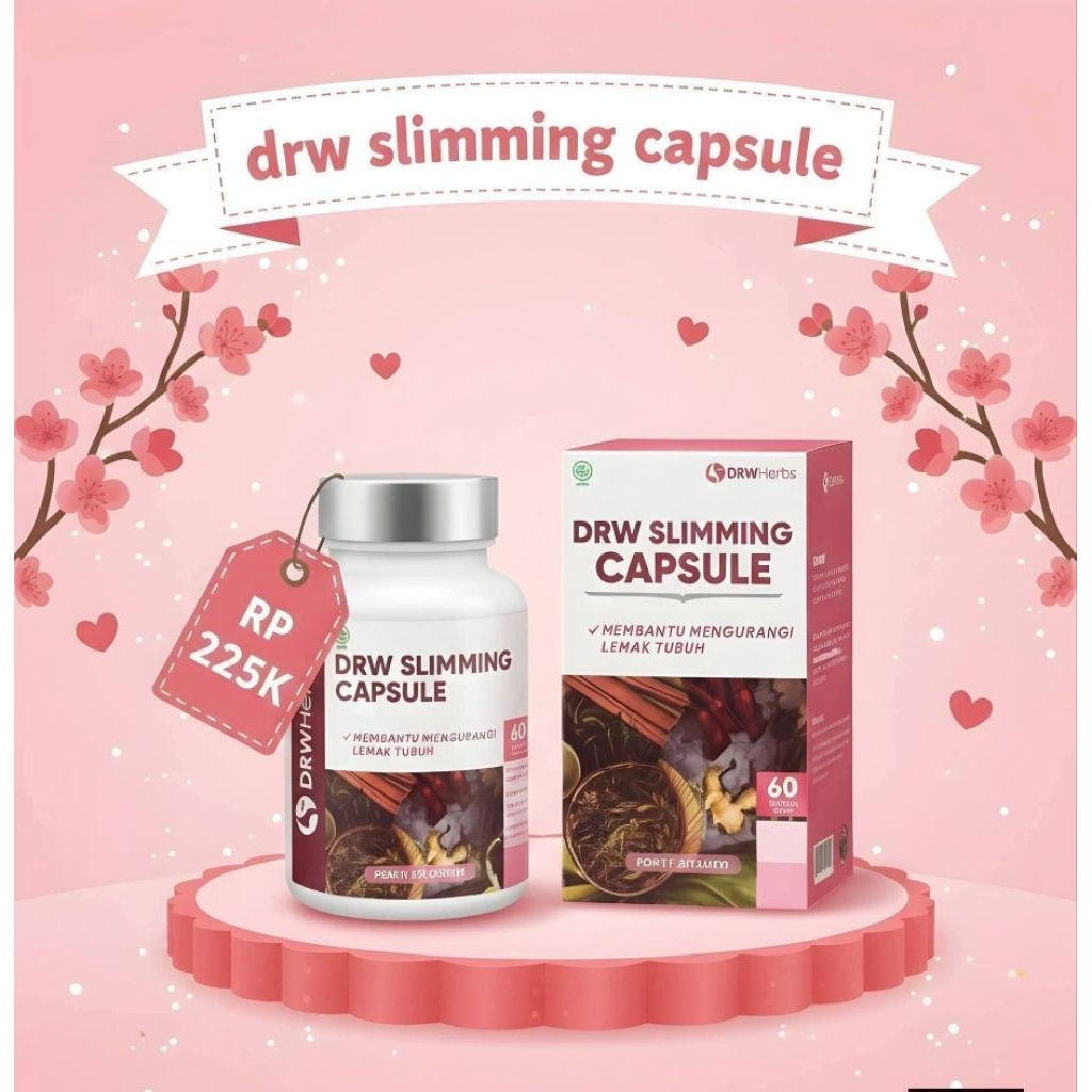 DRW SLIMMING CAPSULE ISI 60 ( ready stok ) kapsul pelangsing
