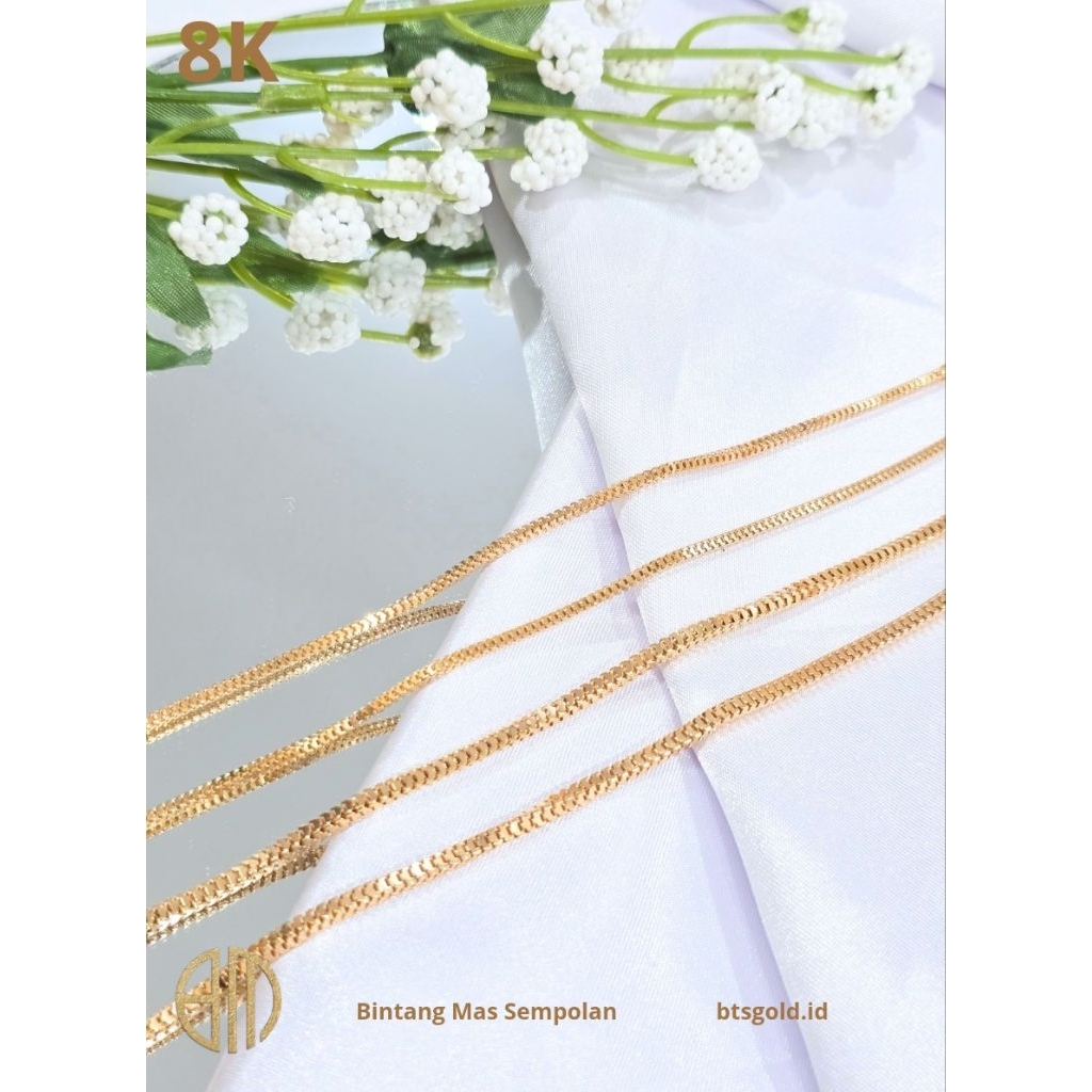 Kalung Milano Dewasa Emas Asli