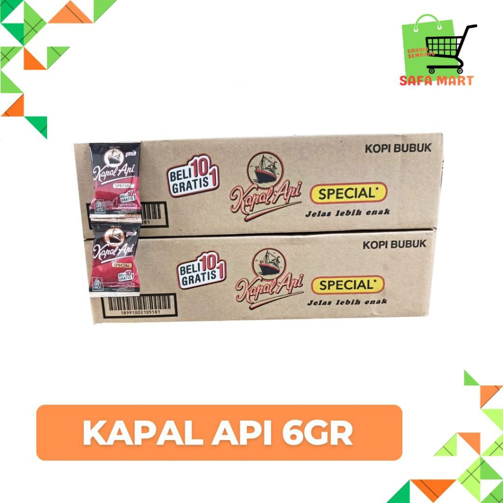 [DUS] KOPI KAPAL API 6GR kopi kapal api mini isi 220 sachet
