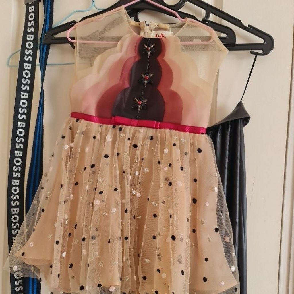 Dress Anak Lulla Couture Krem 4 tahun