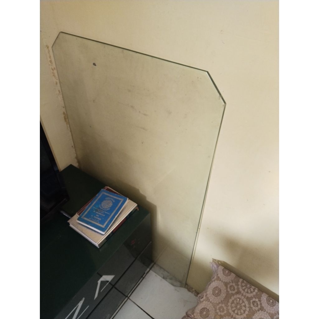 Jual Kaca meja ruang tamu meja tamu meja makan produk kaca atas tebal