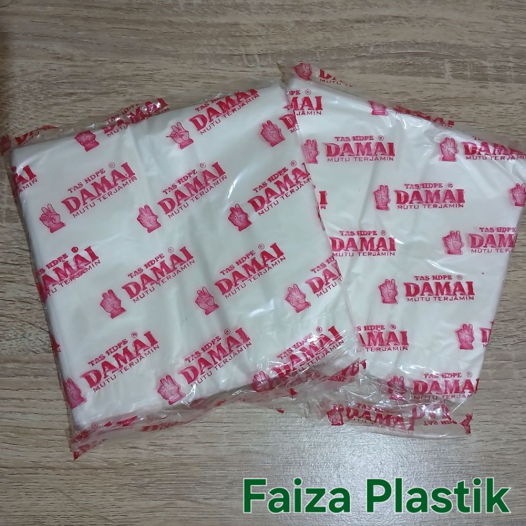 Plastik Kresek Bening Makanan Damai 15, 24