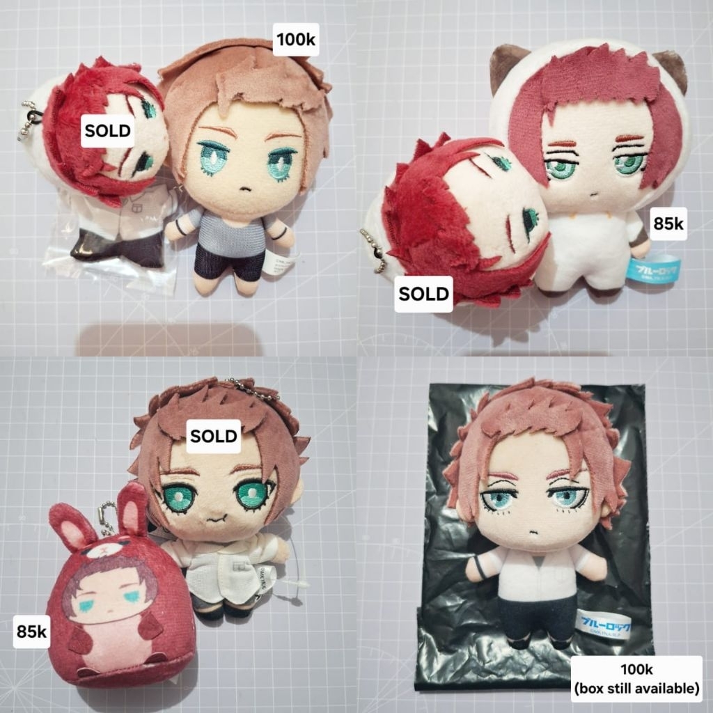 Itoshi Sae Blue Lock Bluelock Empuk Plush Doll Tenorinzu