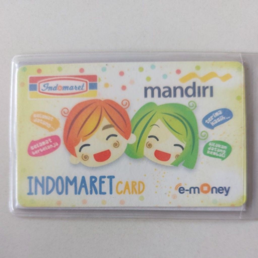 e money bank mandiri indomaret senyum