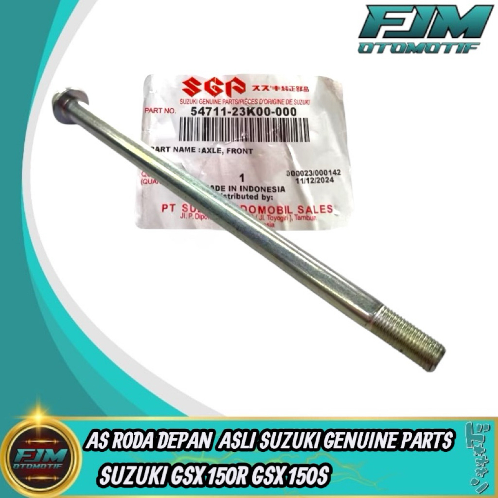 As Roda Depan Suzuki Gsx 150R Gsx 150S 54711-23K00-000 Original Suzuki Genuine Parts