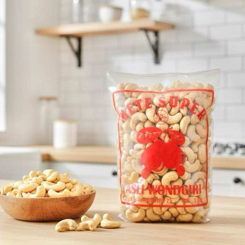 Kacang Mete Utuh Wonogiri Super Matang 1000 GR