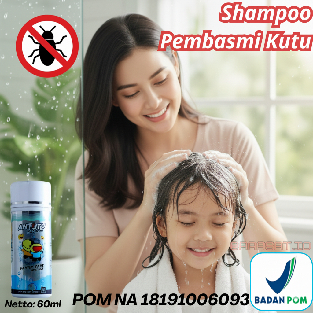 shampo anti kutu untuk anak dan dewasa shampo membersihkan kutu dan telurnya shampo kutu rambut untu