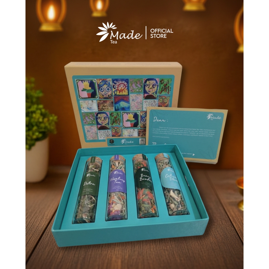 Made Tea Sari Hati - Gift Tea Tube Jar | Kado elegan