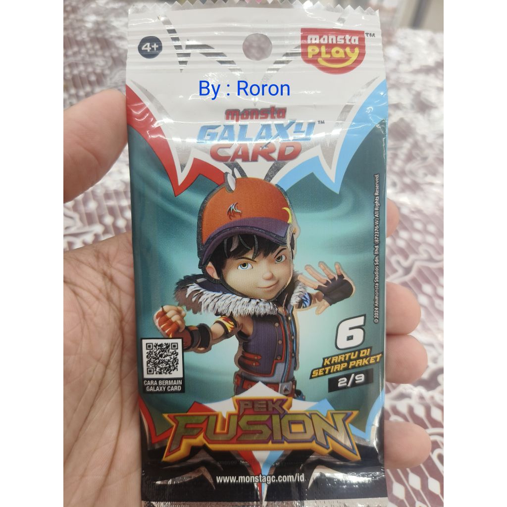 [LAST STOCK] Boboiboy Monsta Galaxy Card 100% Original Pek Fusion, A FrostFire ID 2/9