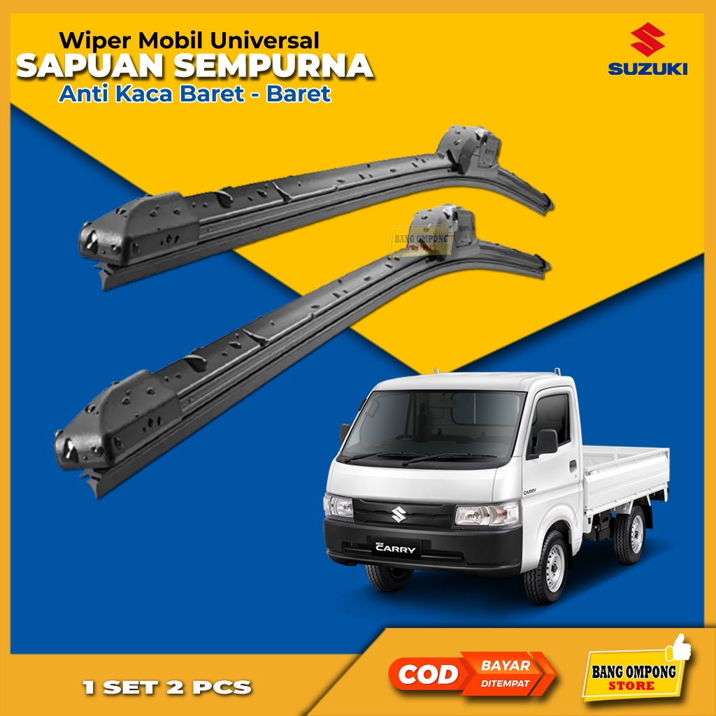 WIPER FRAMELESS KACA DEPAN MOBIL SUZUKI NEW CARRY PICKUP / WIPER CARRY PICKUP TAYO