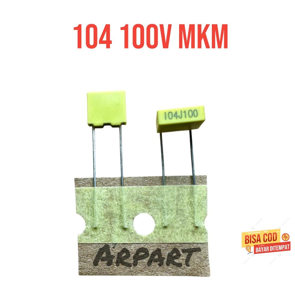 Kapasitor 104 100n 100v mkm