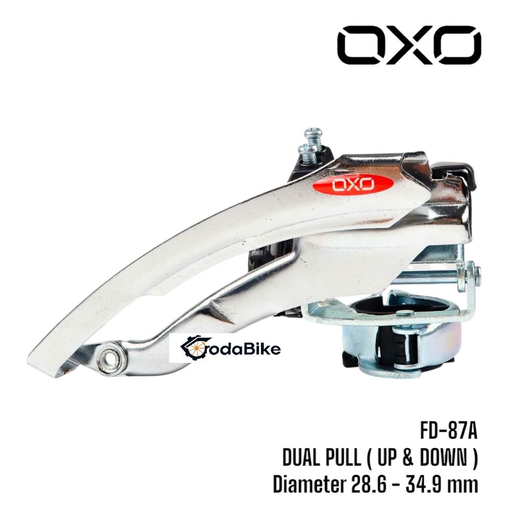 FD oxo front derailleur 3 speed tarikan atas dan bawah dual pull MTB federal
