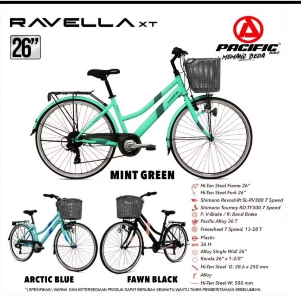 sepeda ctb 26 inch pacific ravella XT