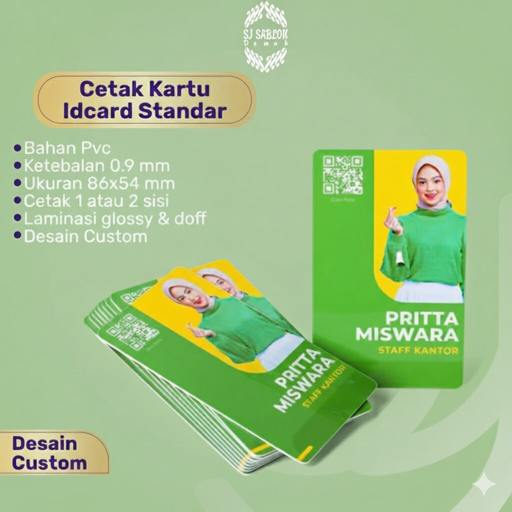 ID CARD Costom / Kartu ID Card / Kartu Member / ID Card Express