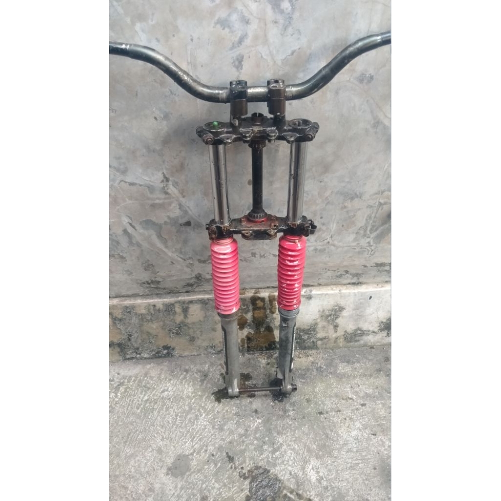 peredam kejut depan trail jadul as 35 pnp rangka honda