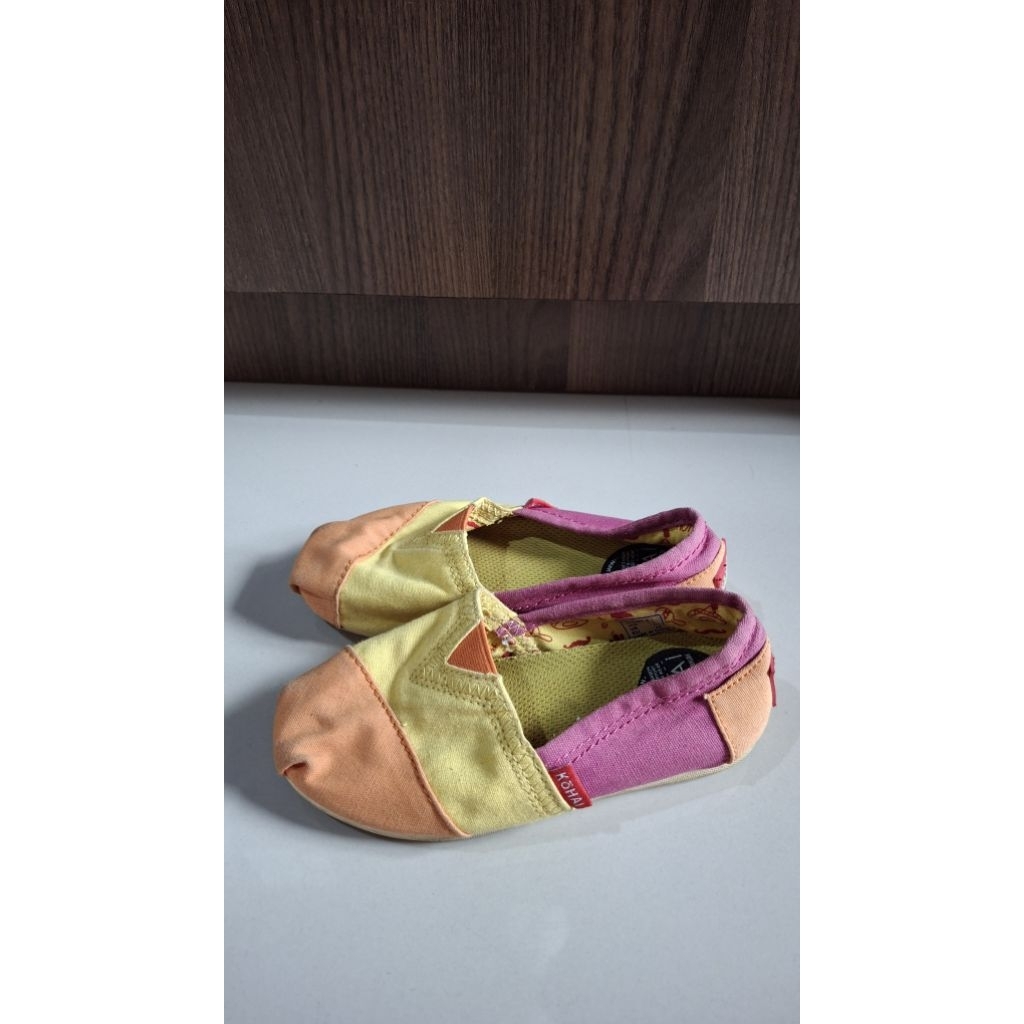 sepatu anak kohai by wakai kuning oranye fuschia original japan