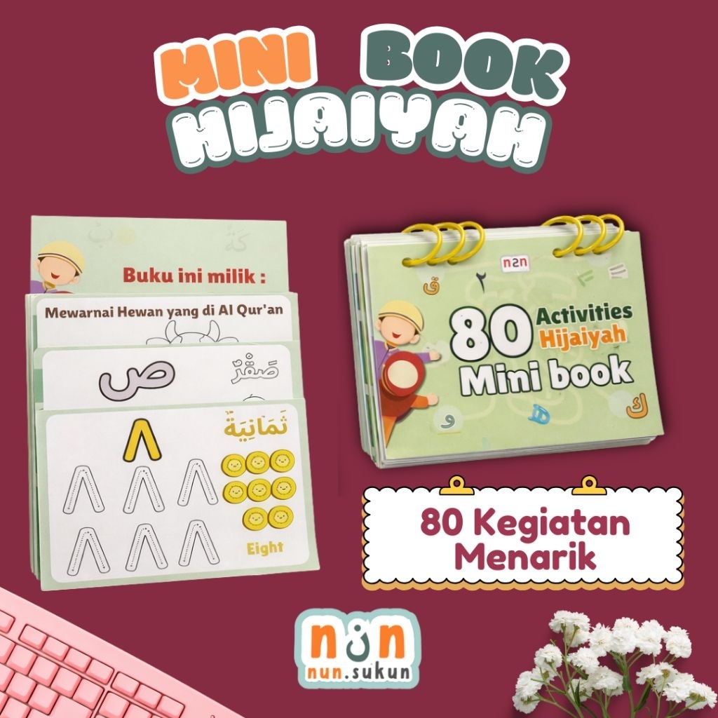 ACTIVITY BOOK HURUF HIJAIYAH - WORKSHEET HURUF HIJAIYAH