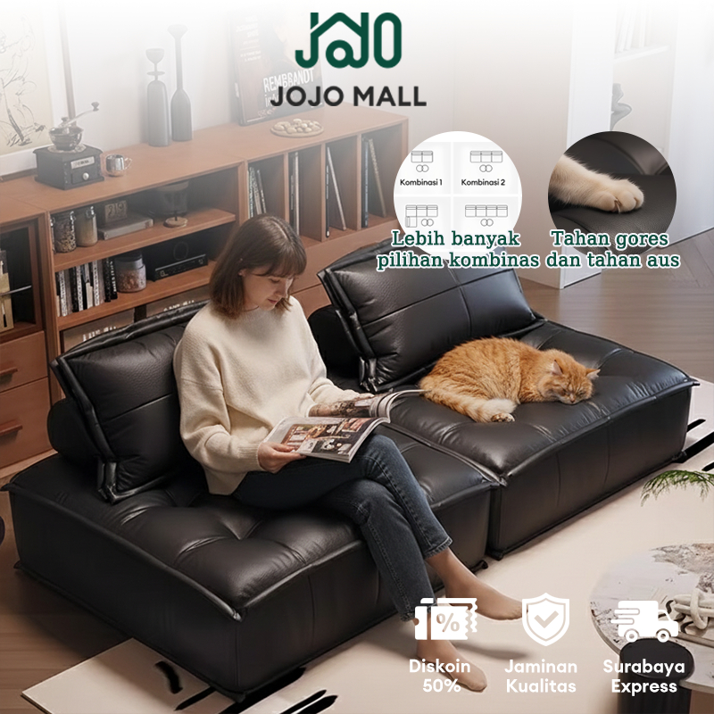 [Surabaya Express]Sofa Bed Multifungsi Sofa Bed Minimalis Sofa Ruang Tamu Kursi Santai Sofa Modern S