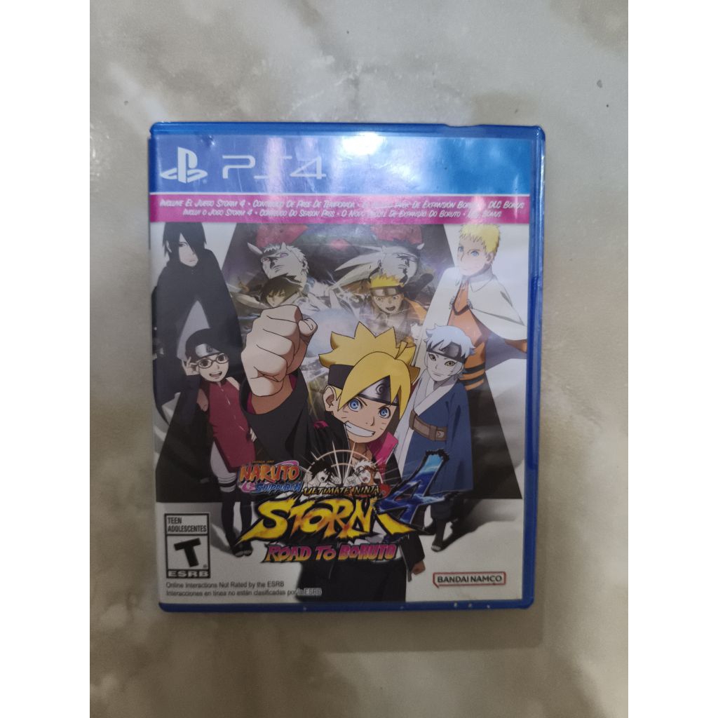 Kaset Naruto shippuden Strom 4 road to Naruto ps4 second