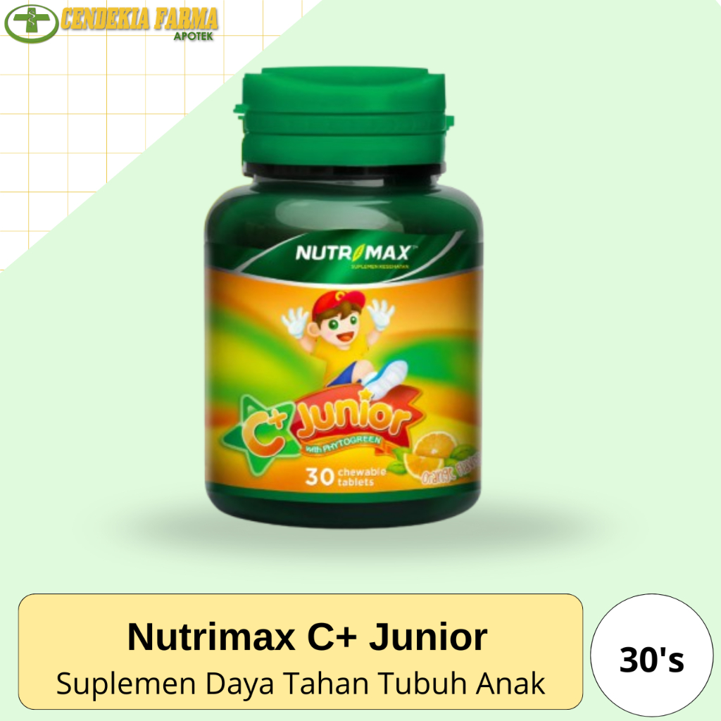 Nutrimax C+ Plus Junior Tablet Kunyah Vitamin C Vitamin Anak
