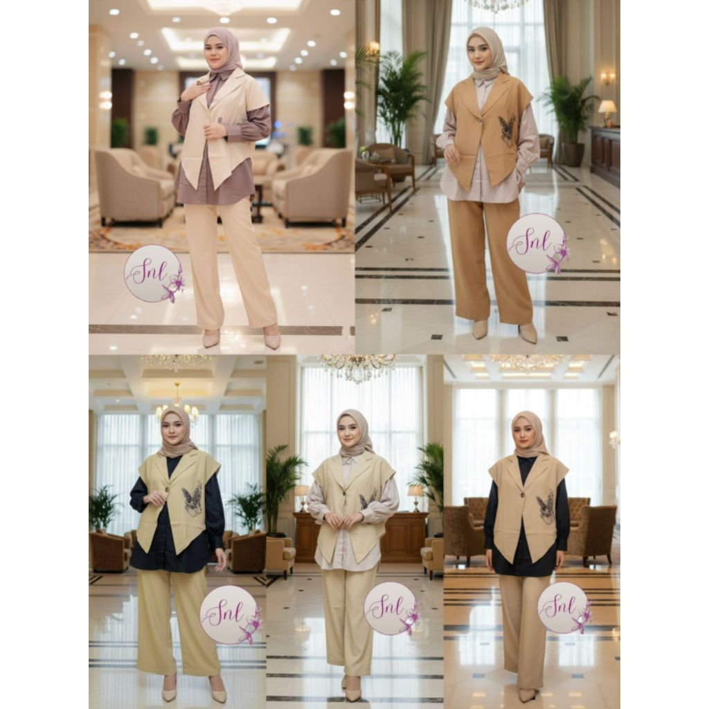 New Collection Azzahra Set 3in1 by SNL