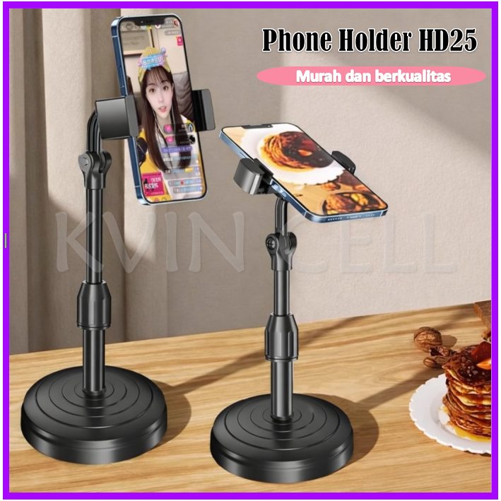 Galeriastore01 Holder Stand Hp Hd-25 / Tripod Meja / Tripod Meja Hp / Tripod Hp / Tripod Mini /