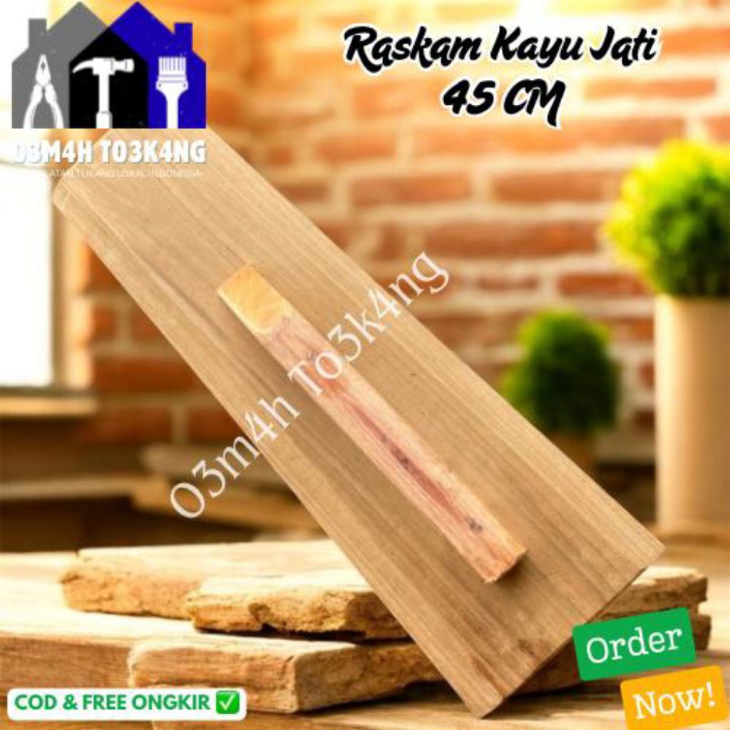 Raskam Kayu Pertukangan 45 CM-Raskam kayu jati