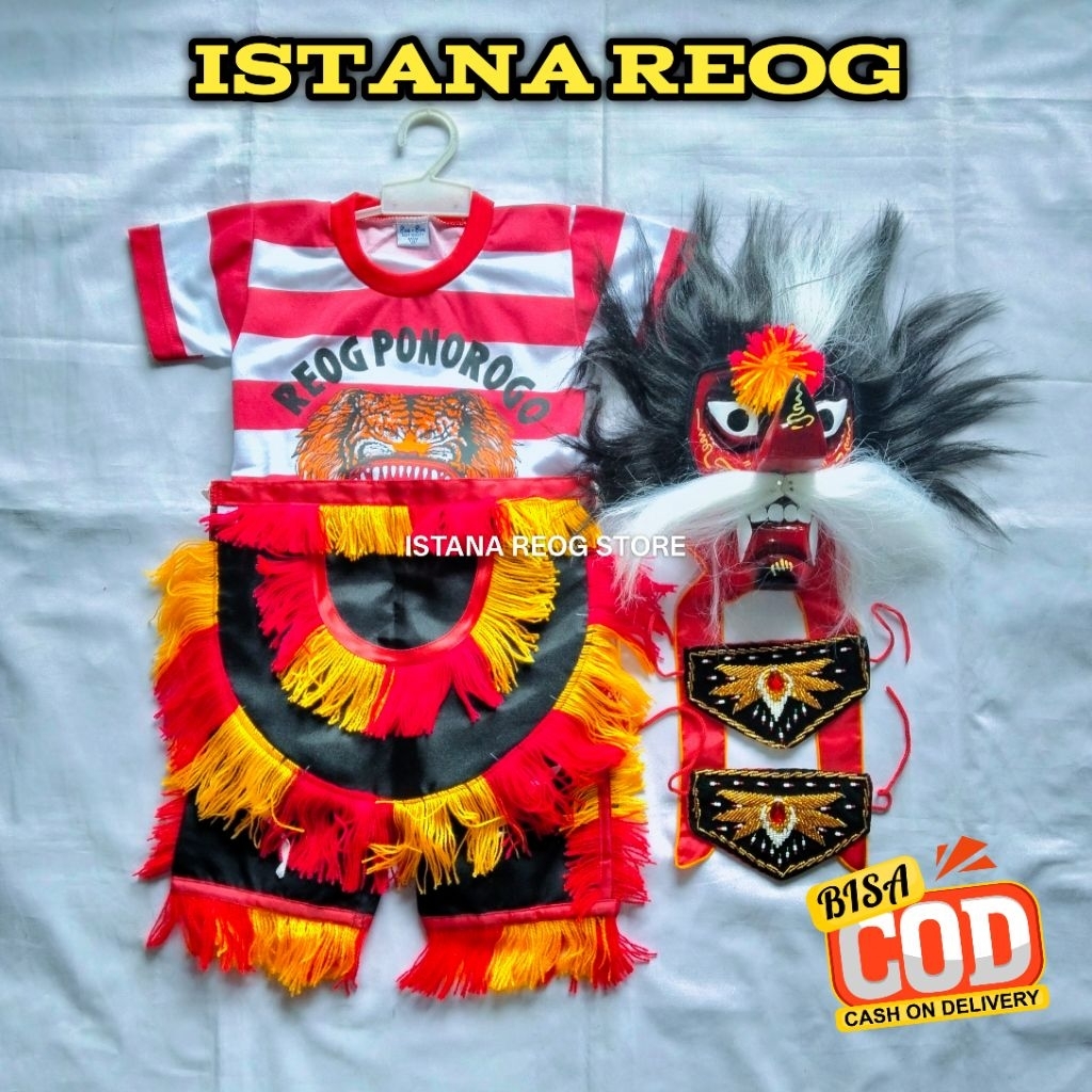 SETELAN REOG SET / KAOS REOG ANAK-ANAK / KAOS REOG PONOROGO / KAOS REOG MURAH