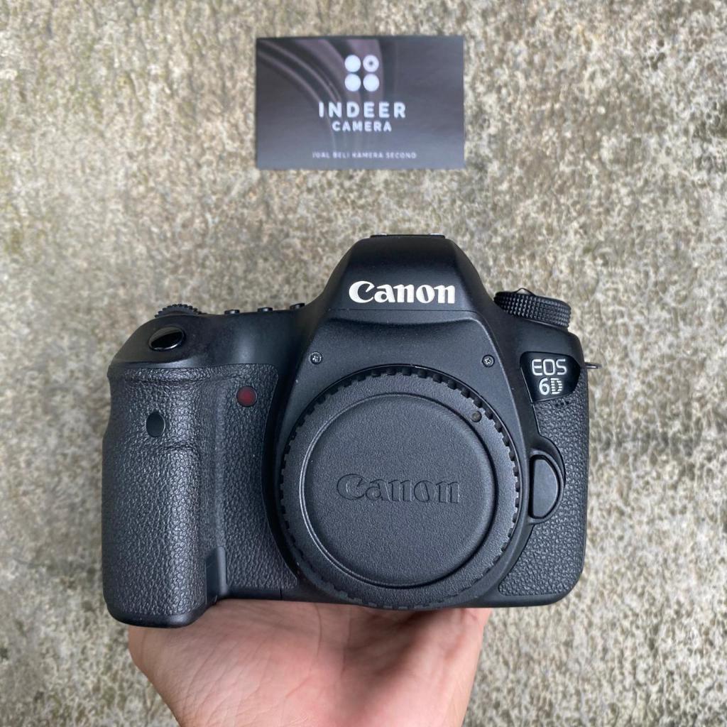 CANON EOS 6D BODY ONLY FULLSET MULUS (GARANSI TOKO) WIFI AND GPS NORMAL MURAH BUKAN 60D, 80D, 90D, 7